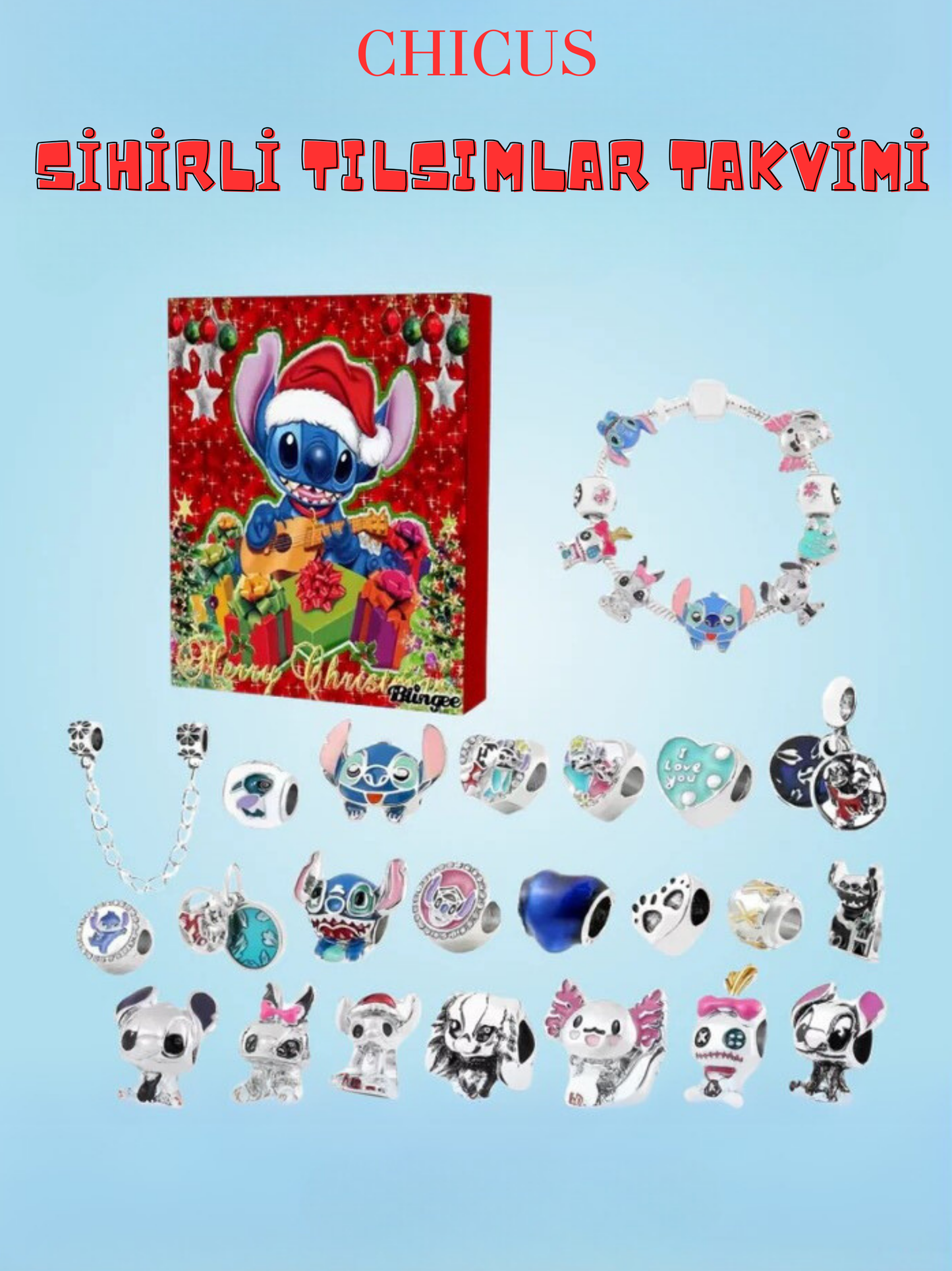 Sihirli Tılsımlar Takvimi Charm Bileklik