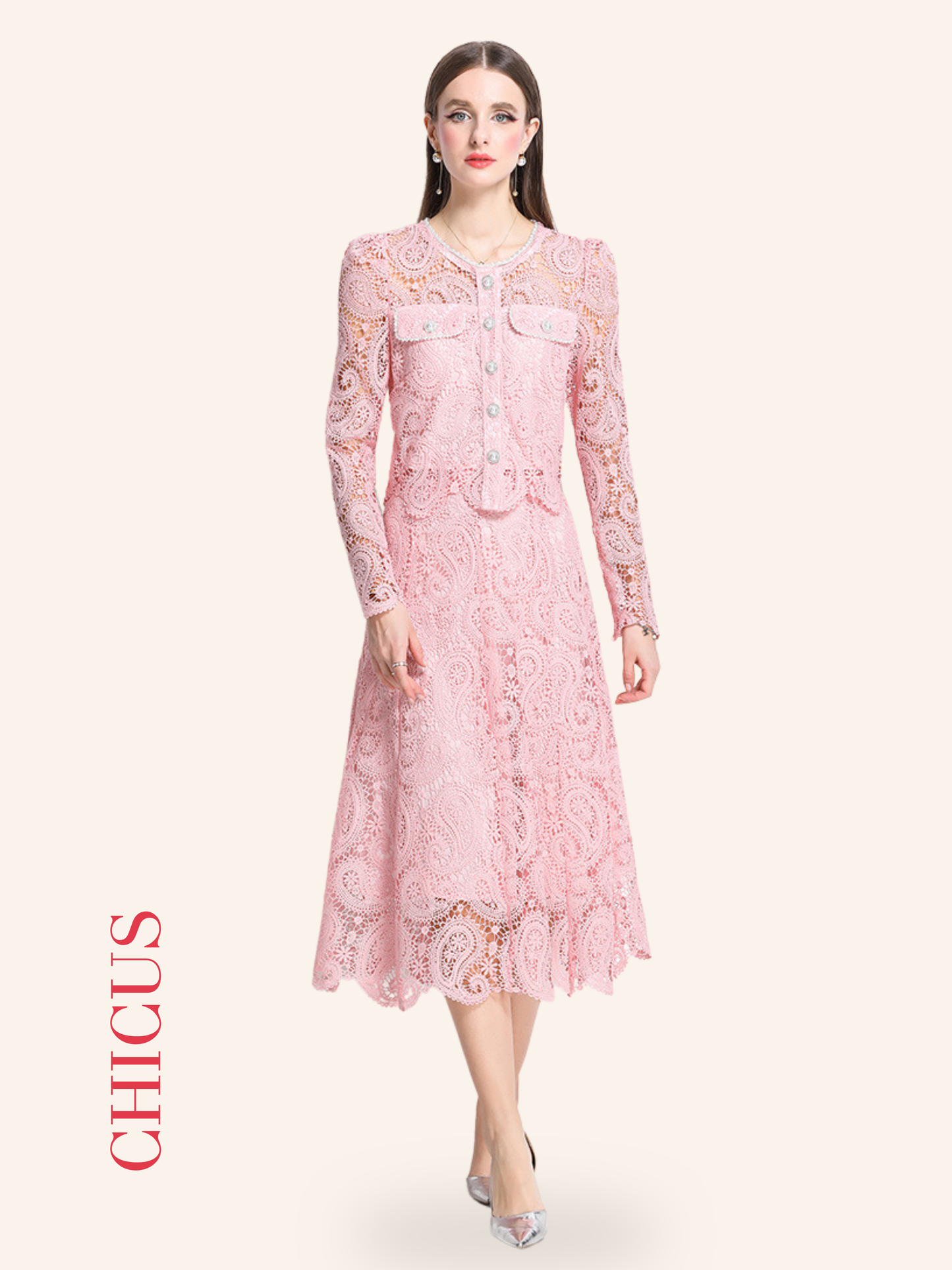 Rosy Glow Kadın Elbise