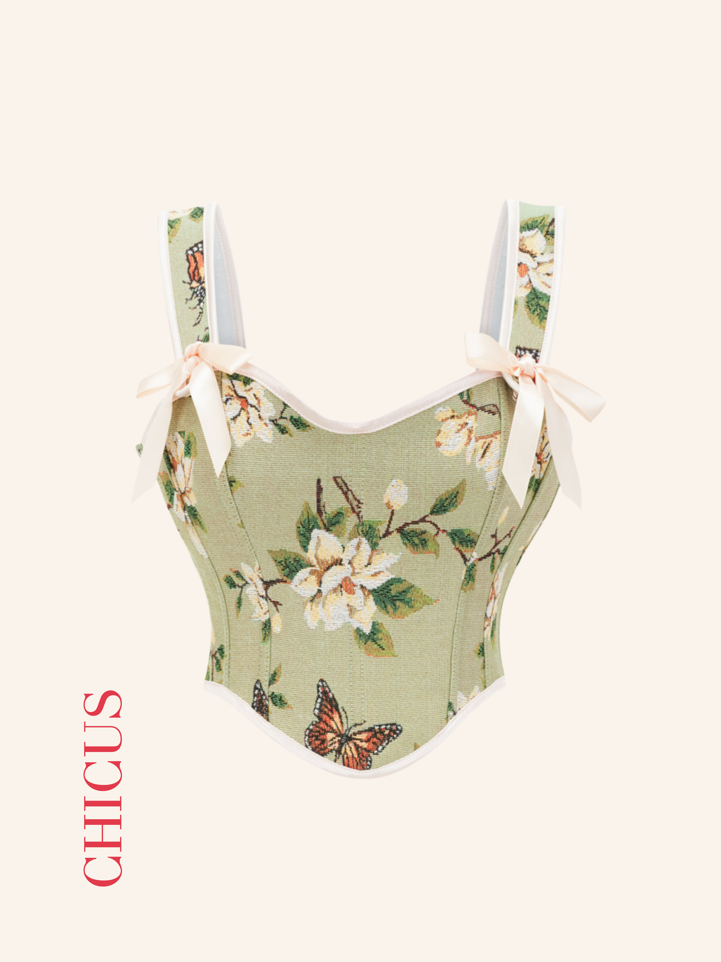 Lousie Green Kadın Crop