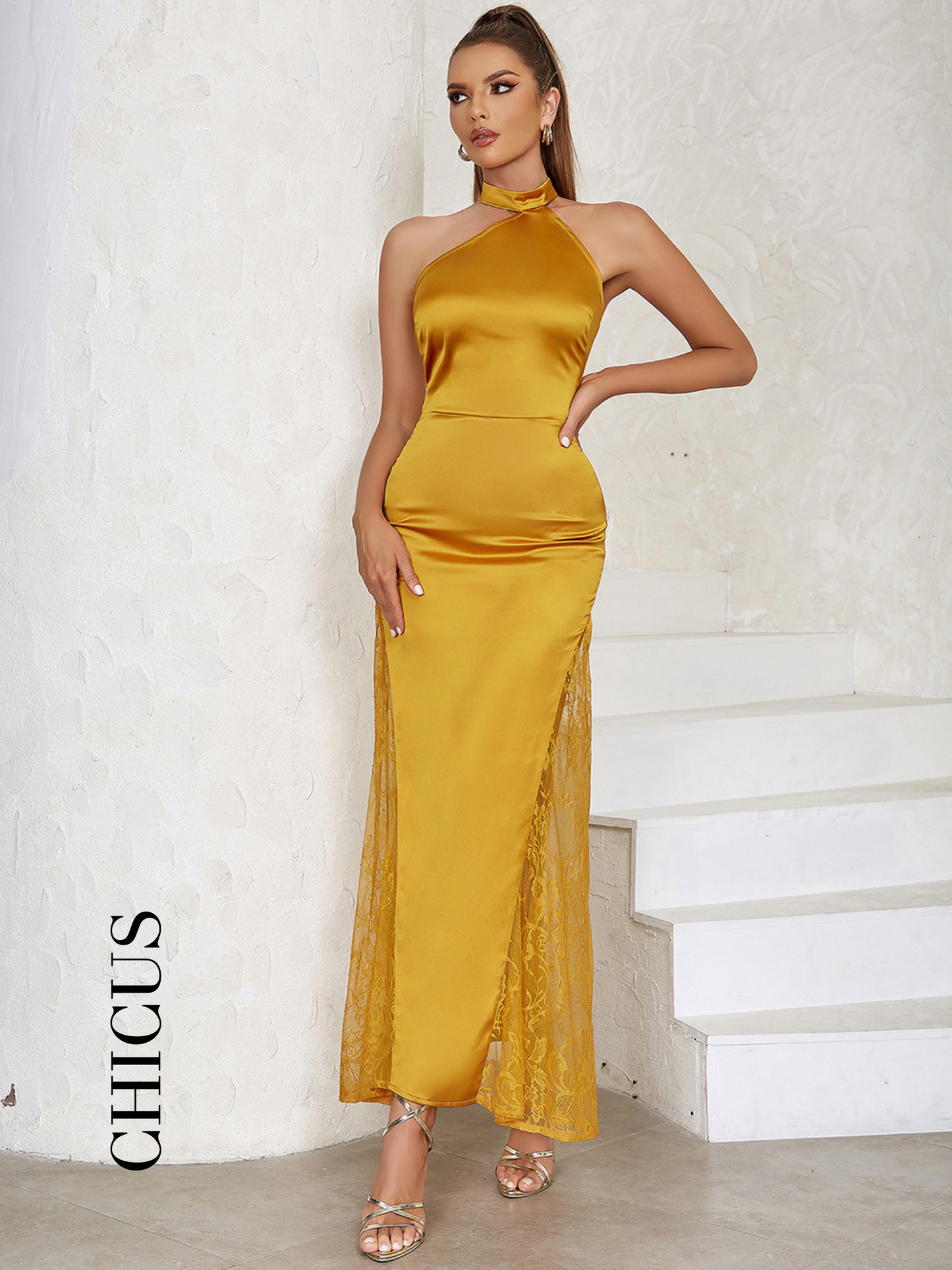 Sérénité Gold Kadın Elbise