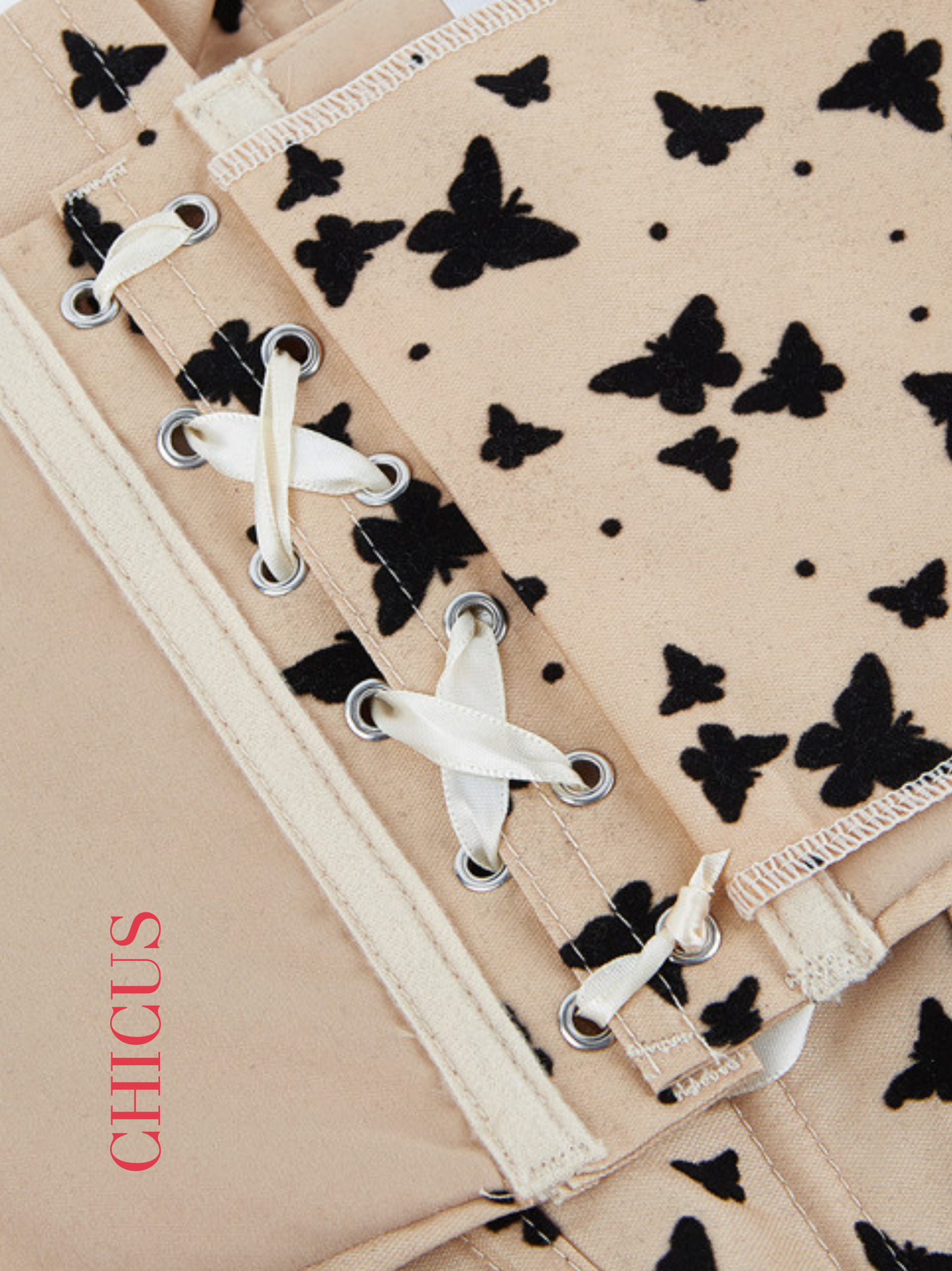 Butterfly Coffie Kadın Crop