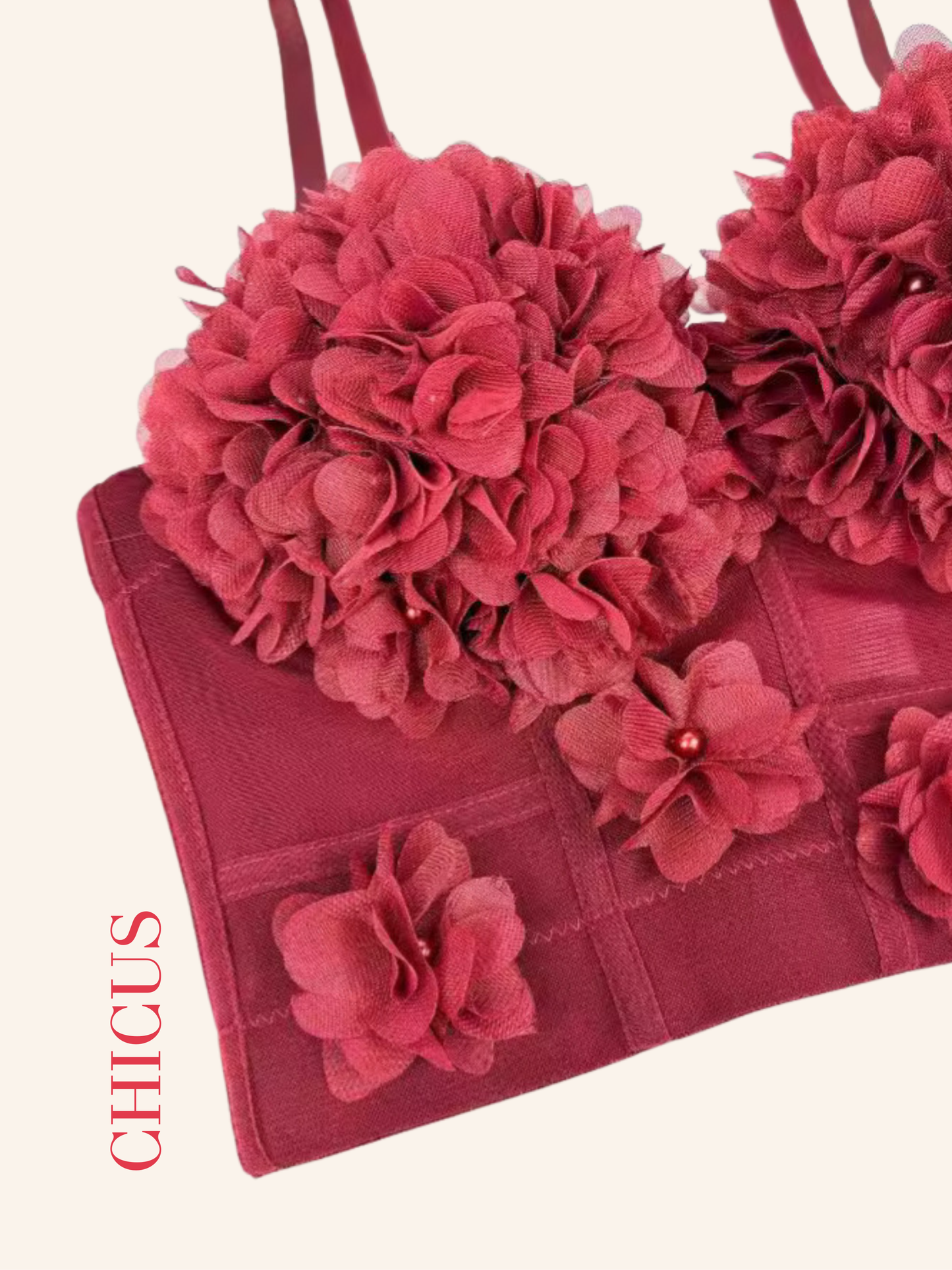 Bella Burgundy Kadın Crop