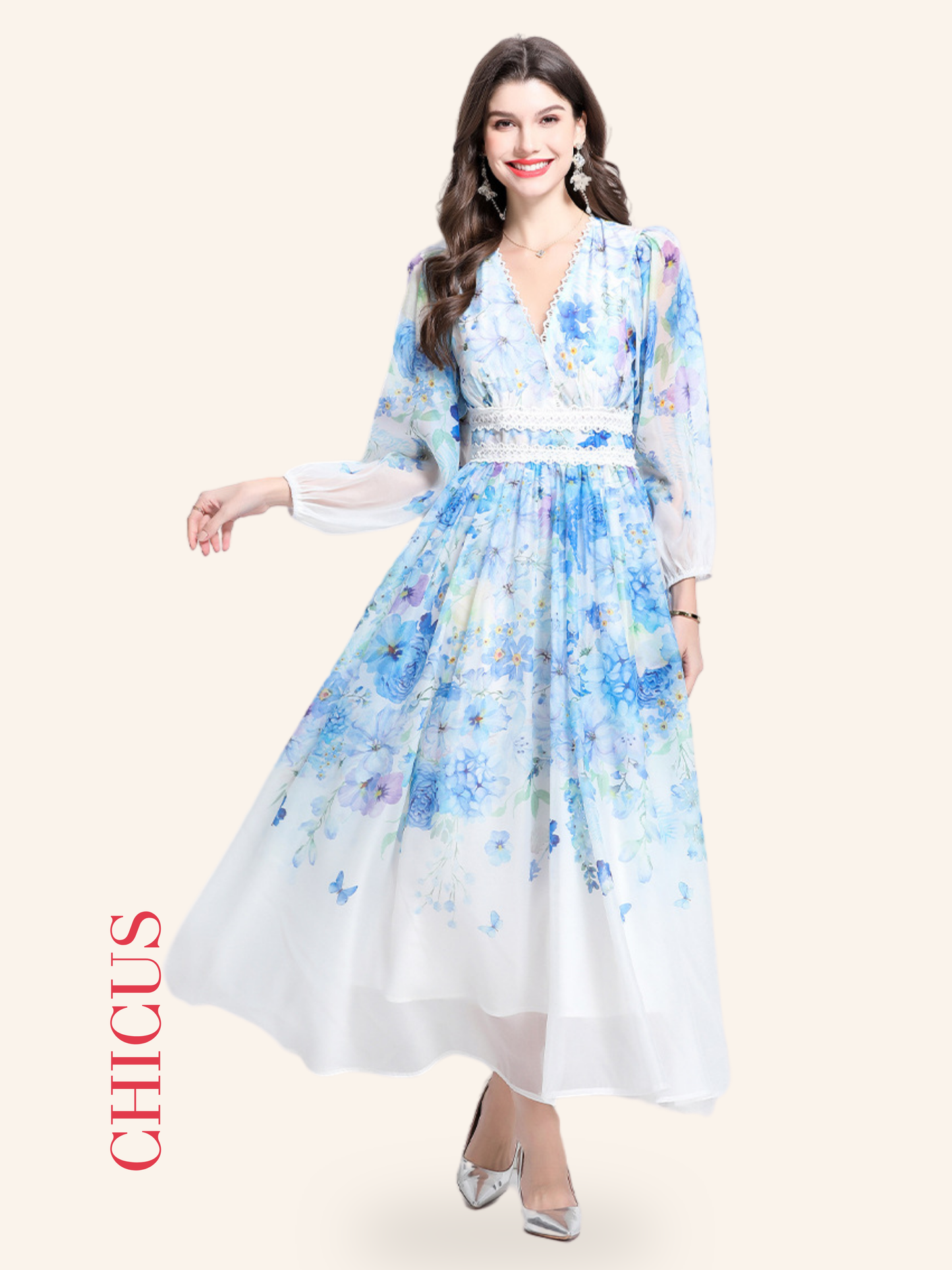 Certy Blue Kadın Elbise