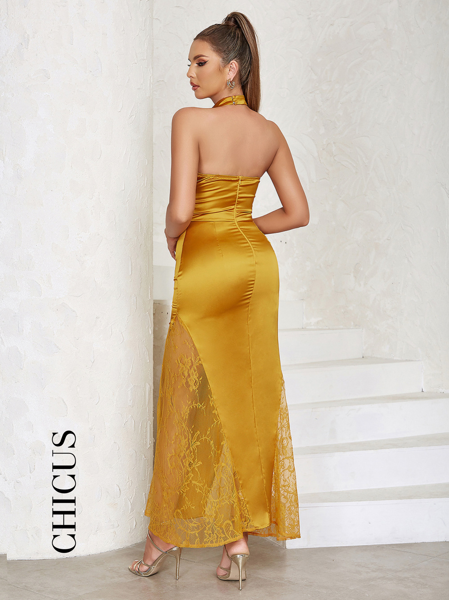 Sérénité Gold Kadın Elbise