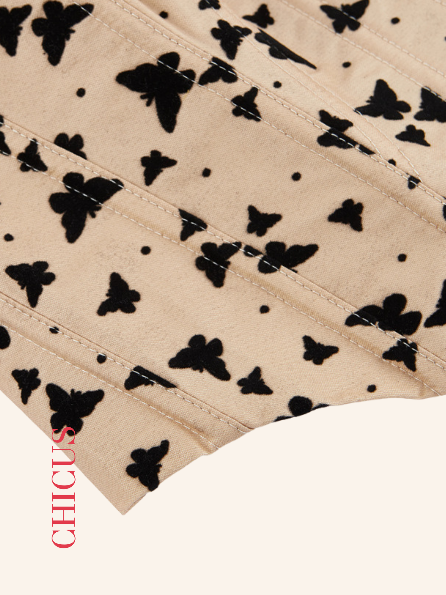 Butterfly Coffie Kadın Crop