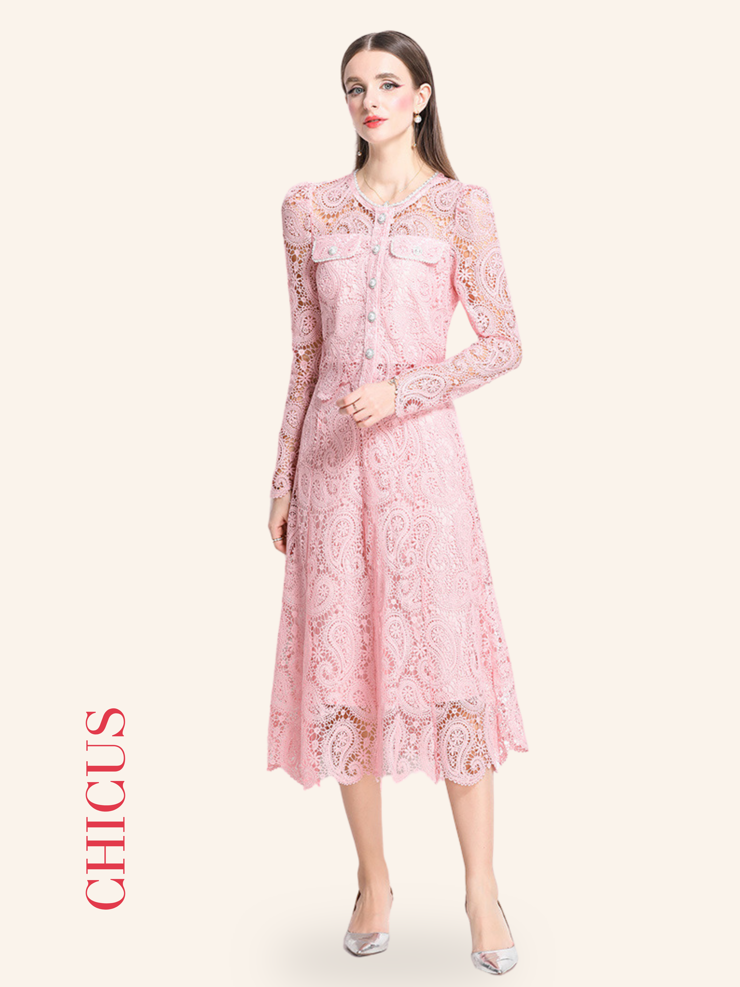 Rosy Glow Kadın Elbise