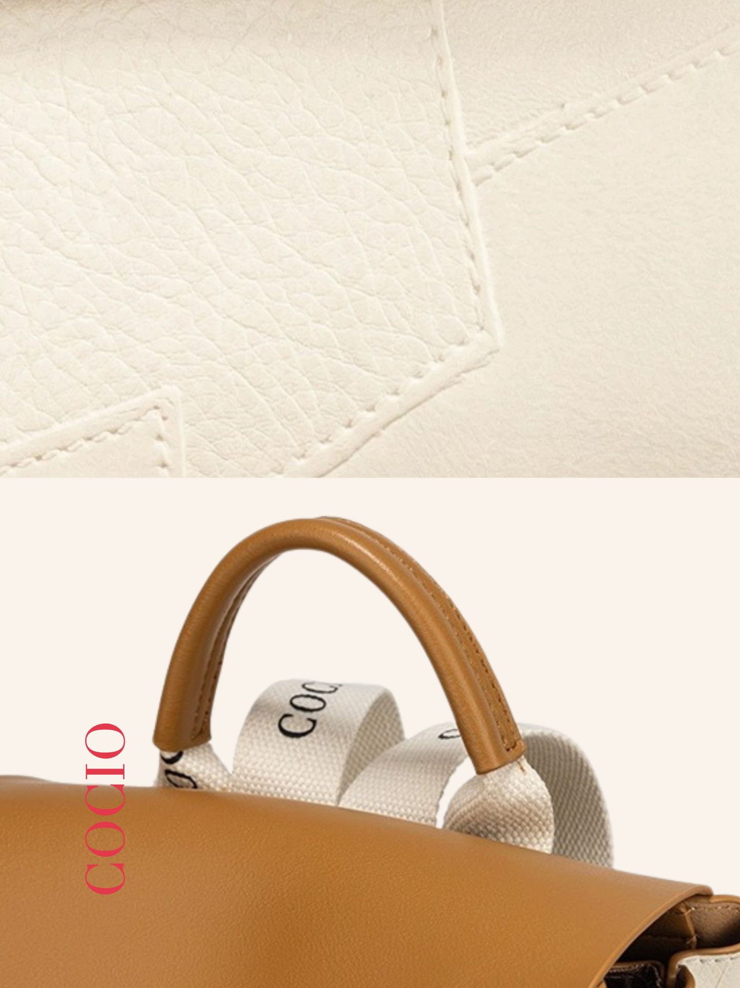 Cocio Beije Coffie Sırt Çantası