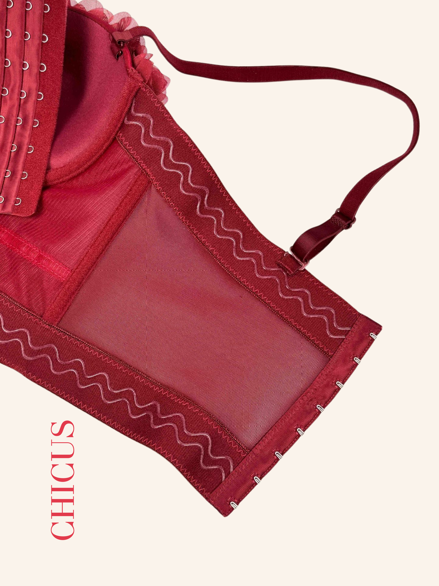 Bella Burgundy Kadın Crop