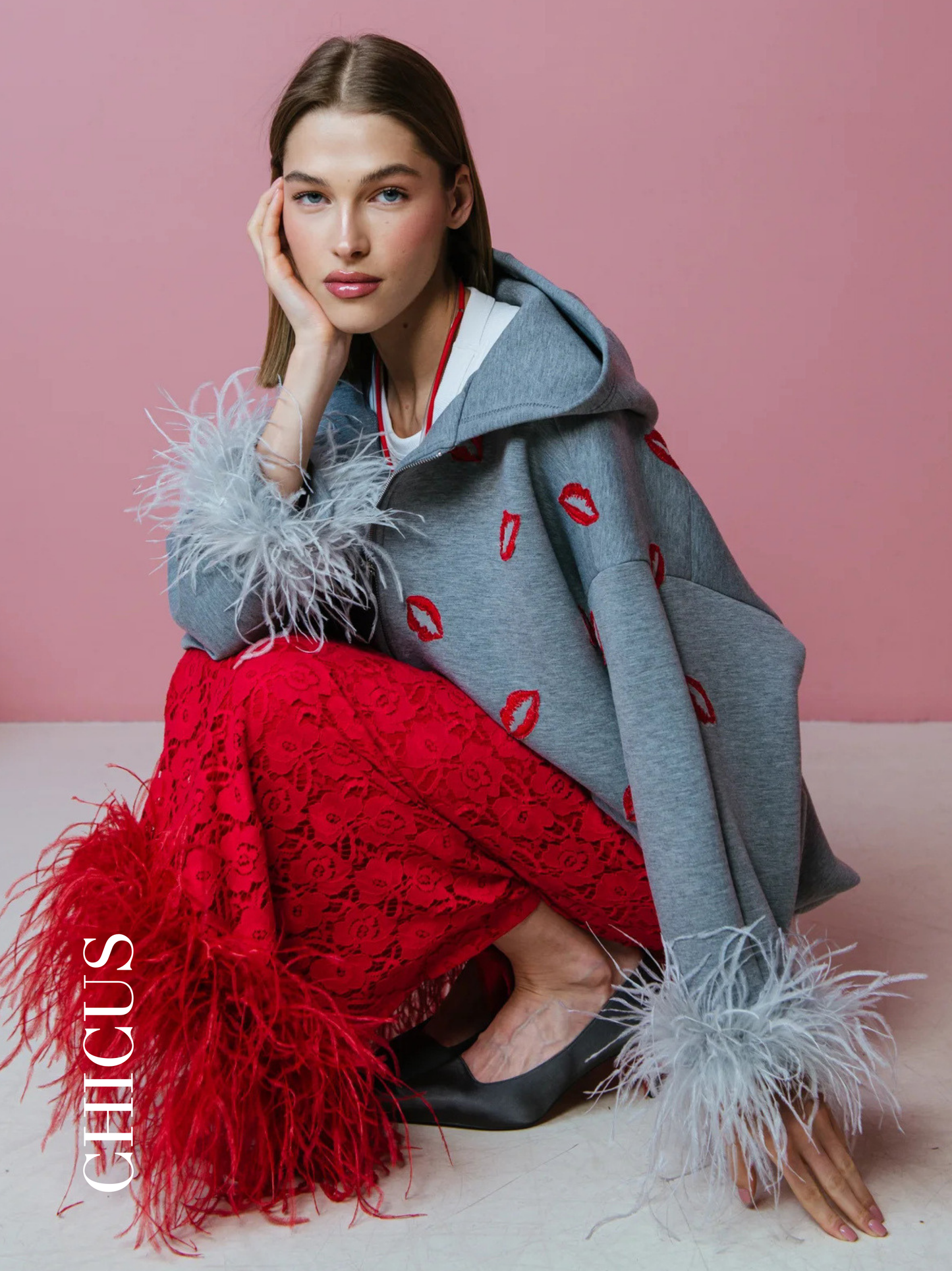 The Kiss That Turns Away Konsept Kadın Ceket