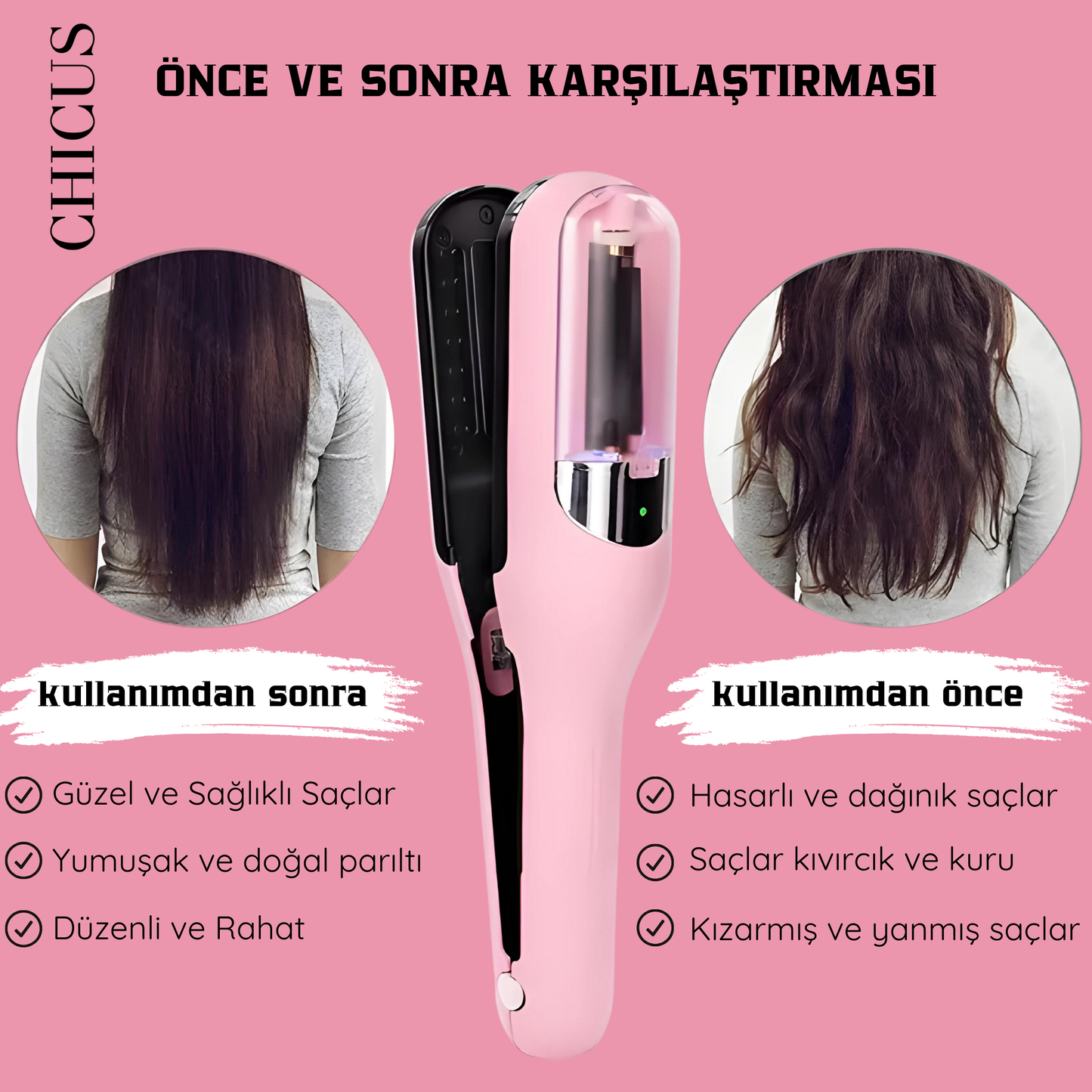 CHICUS RH-6668 Saç kırık alma makinesi