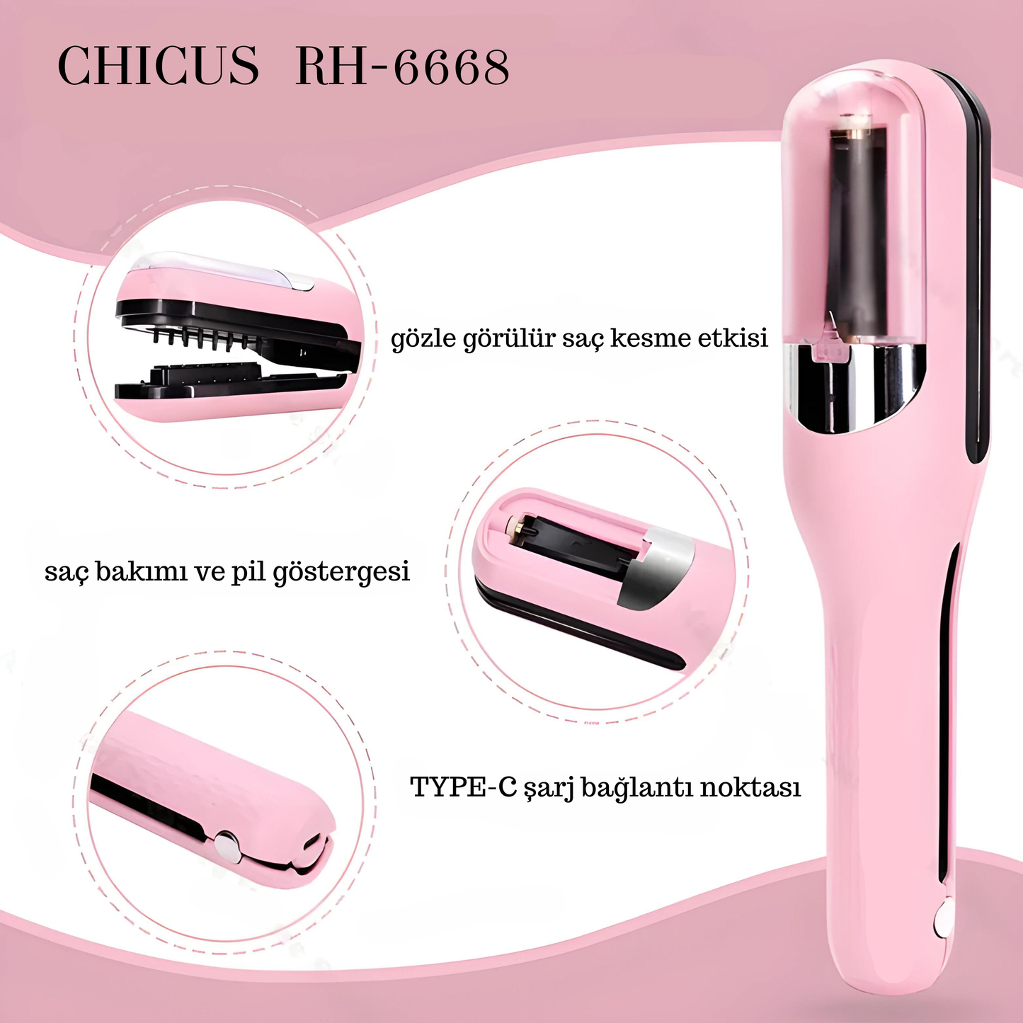 CHICUS RH-6668 Saç kırık alma makinesi