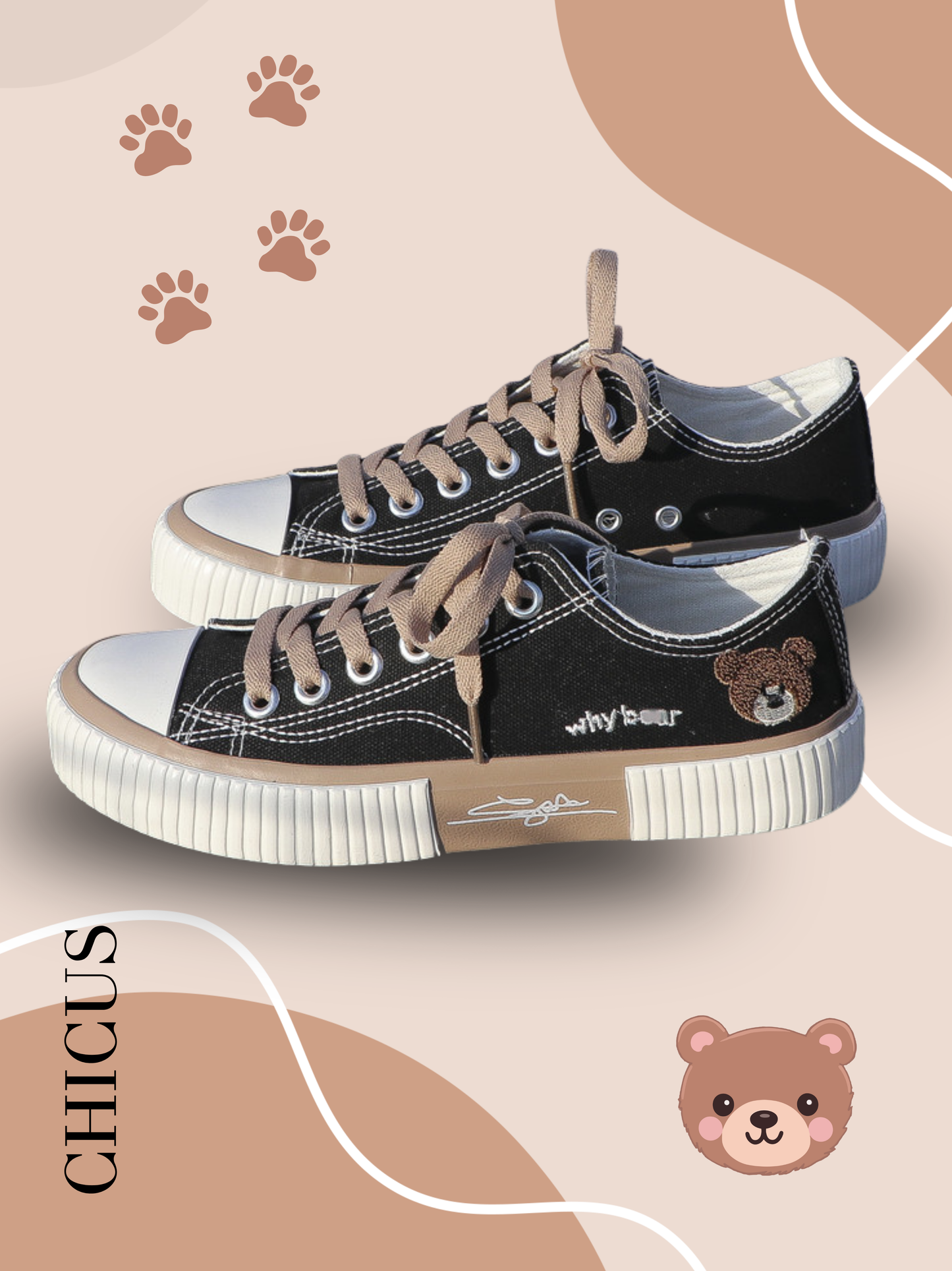 Bear Kadın Canvas Ayakkabı