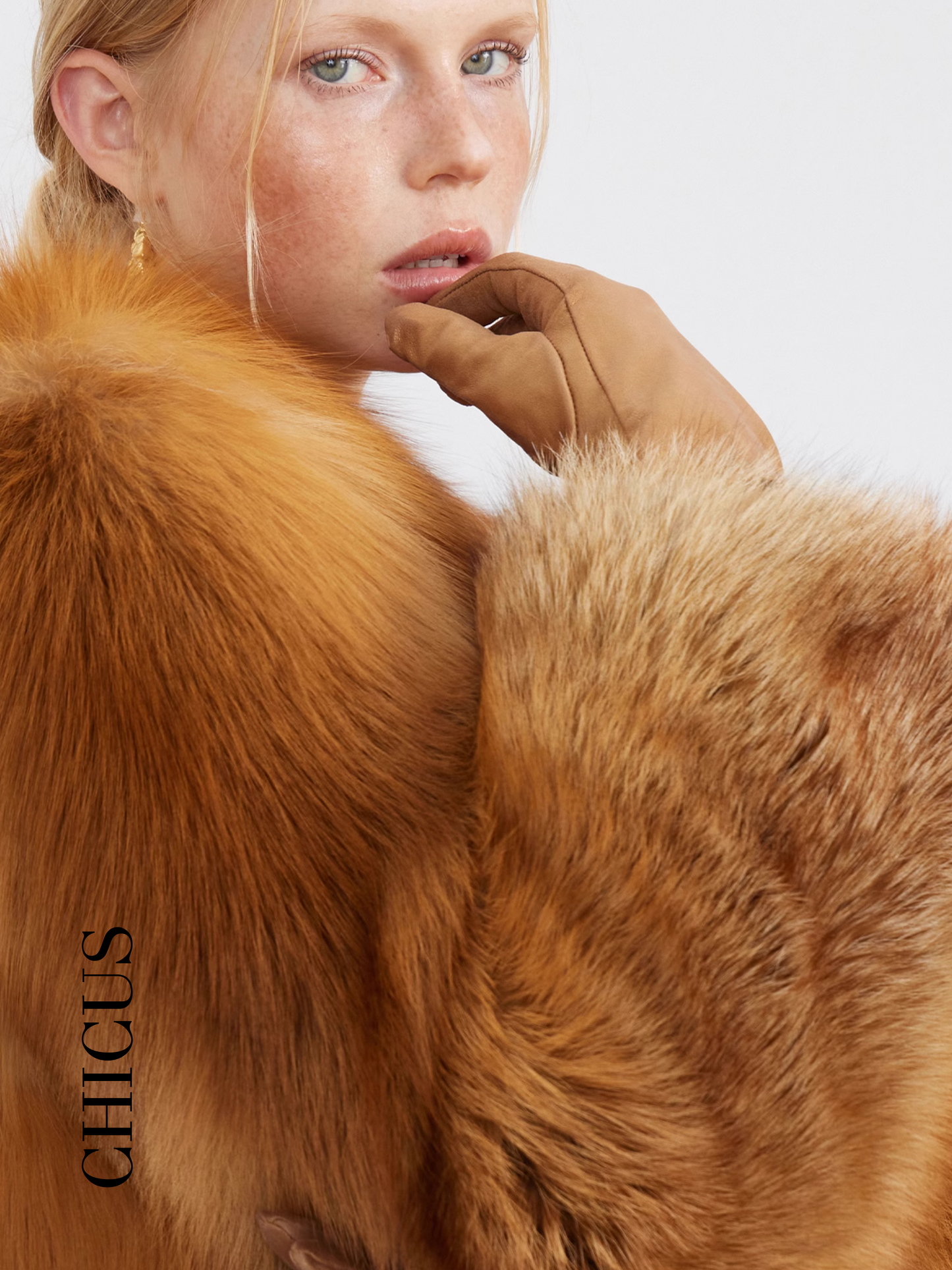 Kızıl Tilki "Tılsımlı Parlaklık" Kadın Kürk Ceket