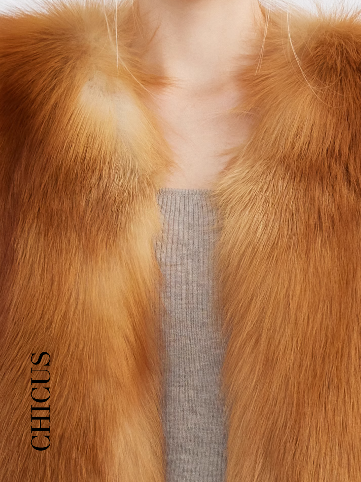 Kızıl Tilki "Tılsımlı Parlaklık" Kadın Kürk Ceket