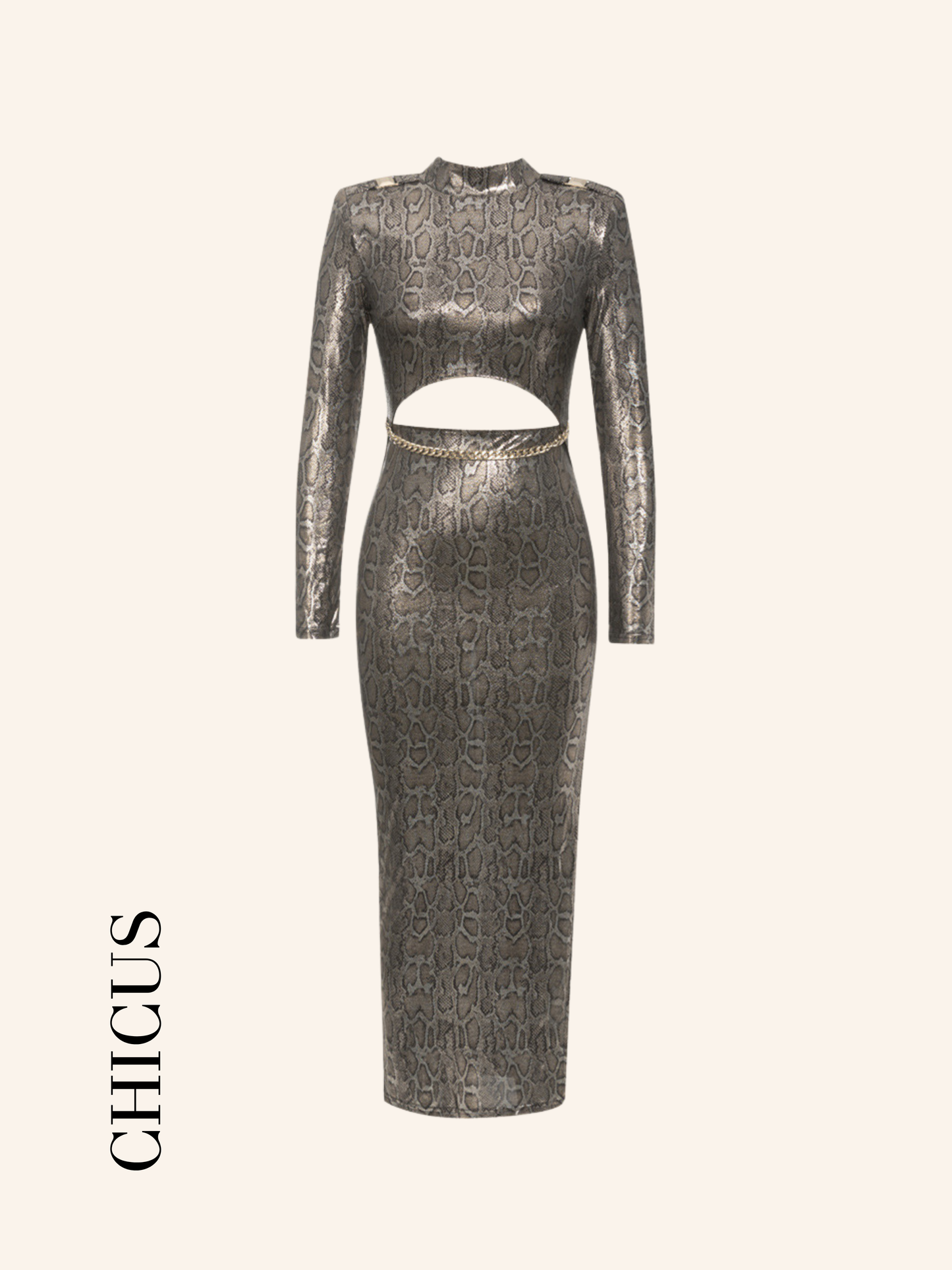 Serpent Leather Kadın Elbise