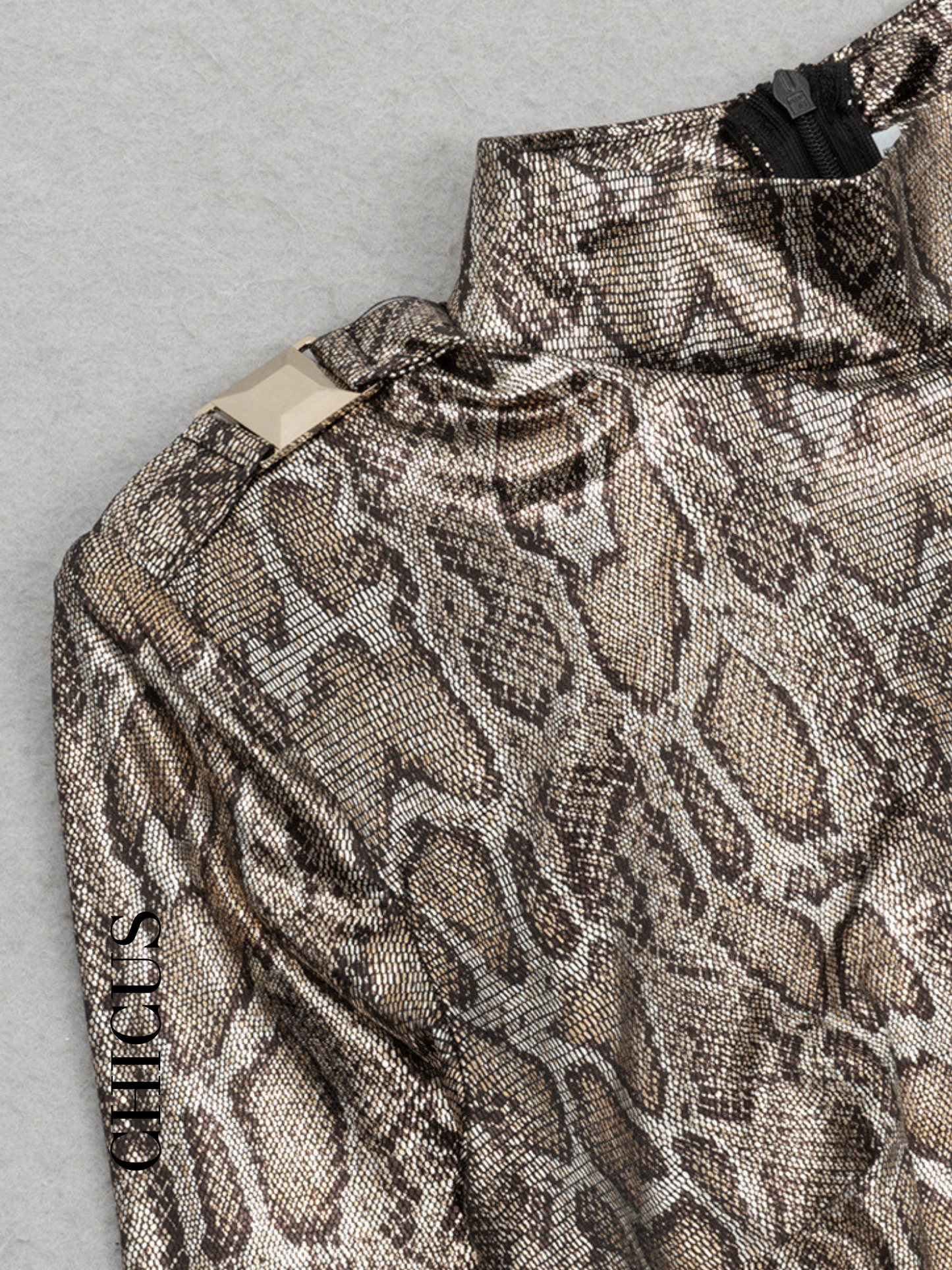 Serpent Leather Kadın Elbise