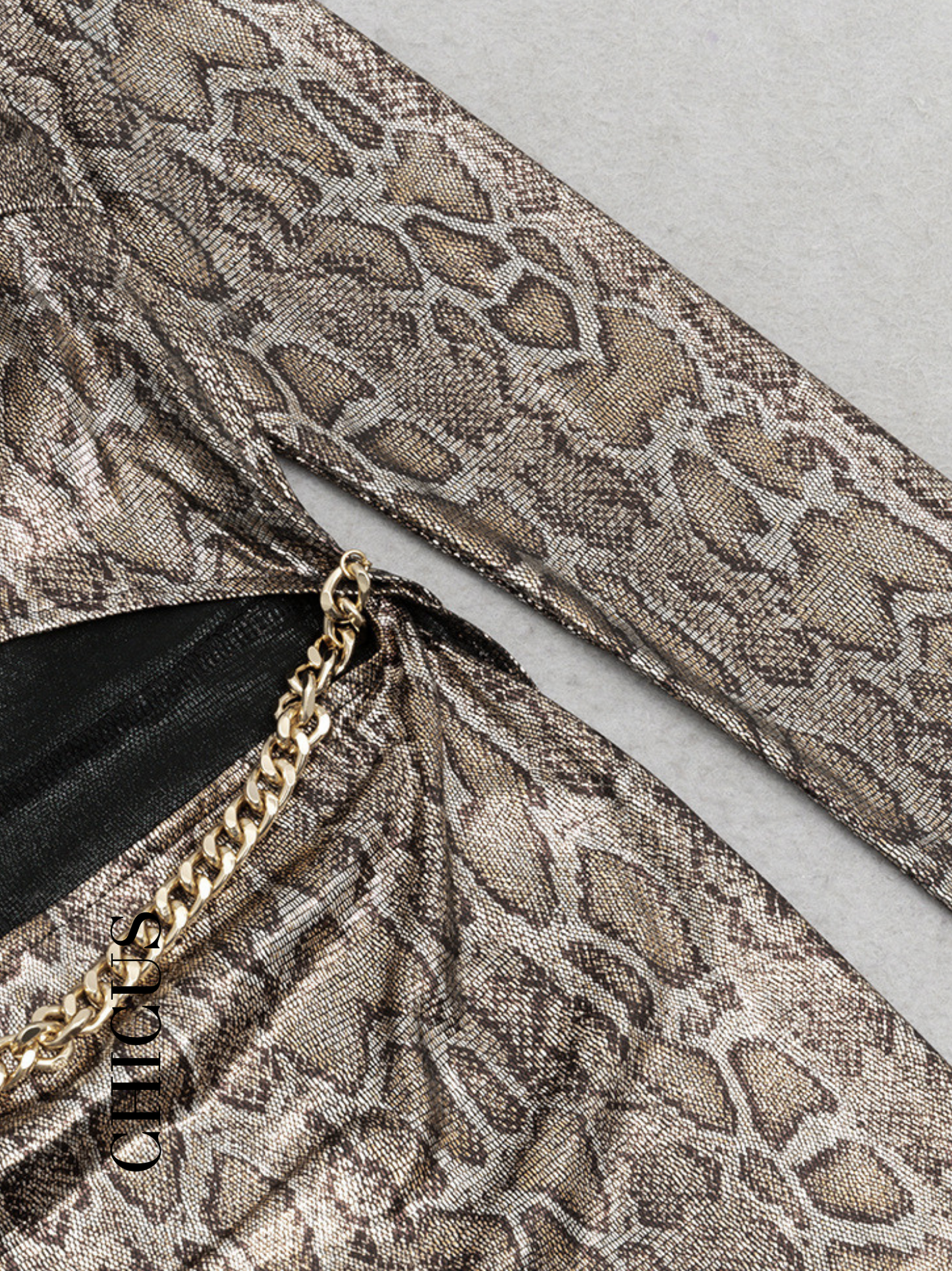 Serpent Leather Kadın Elbise