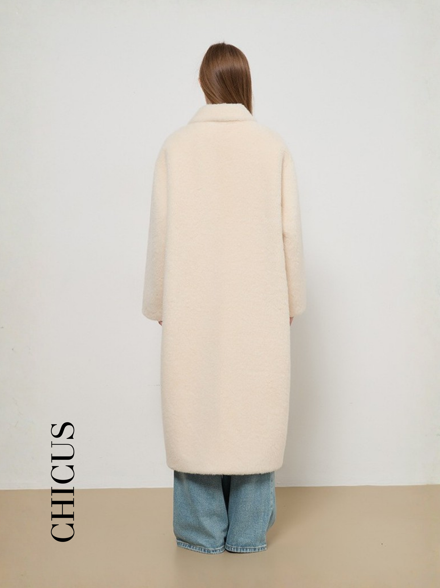 Yasmer Cream Kadın Kaban