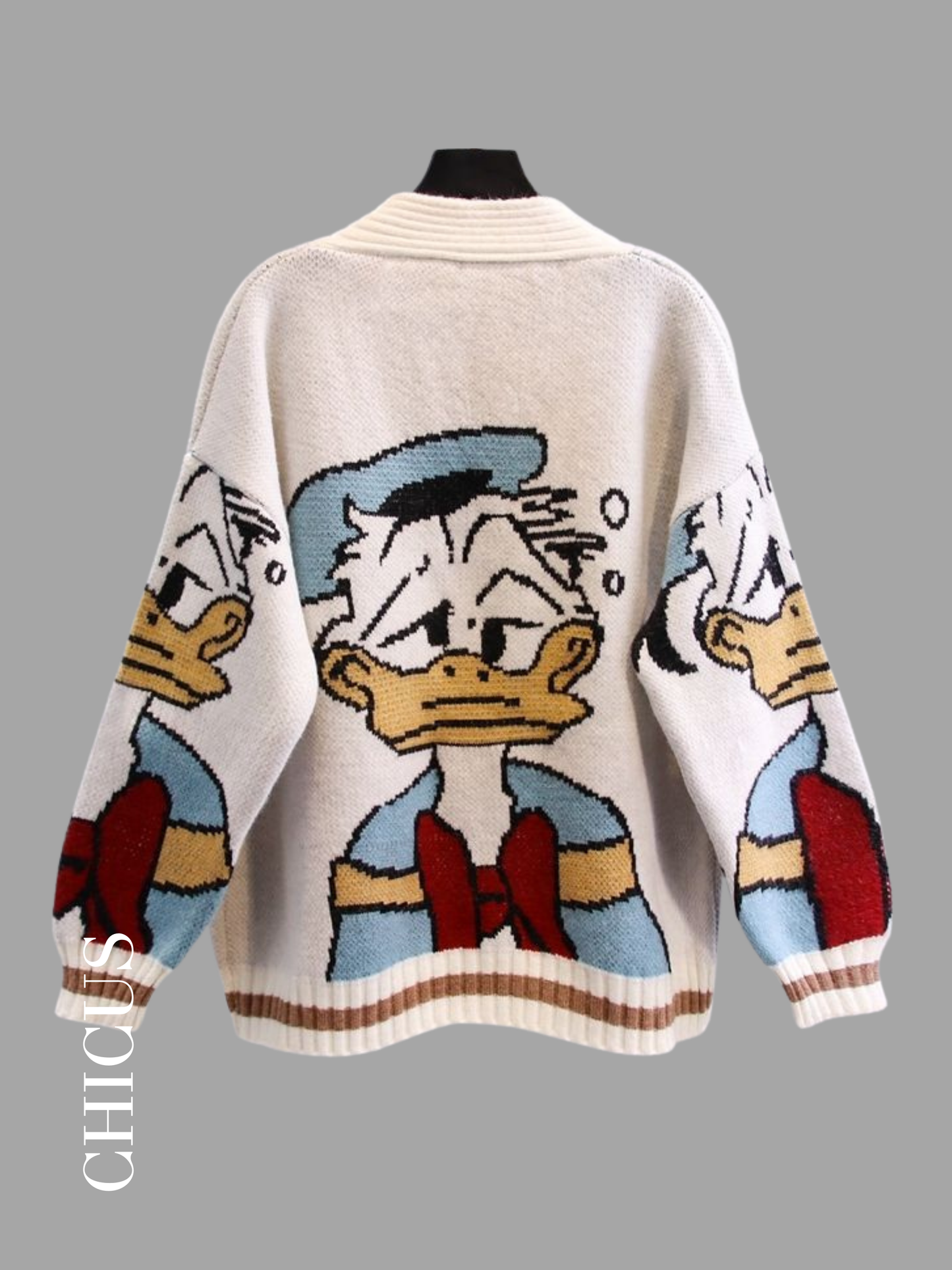 Dufy Duck Konsept Örgülü Kadın Hırka